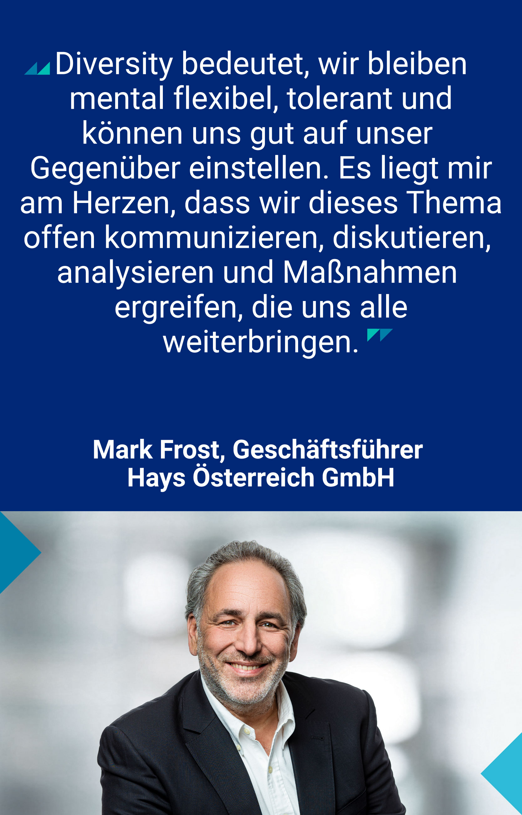 Mark Frost, Geschäftsführer Hays Österreich GmbH